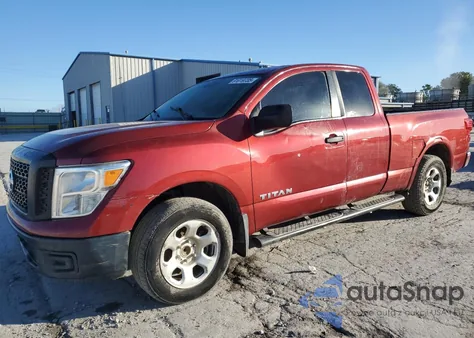 2017 Nissan Titan S из США, поврежденный, VIN 1N6AA1CK0HN557796